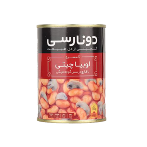 کنسرو لوبیا و قارچ